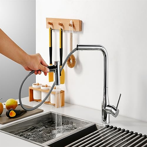 180cm F1/2 M15*1 Replacement Faucet Hose Quick Connect Pull Out Nylon Hose Tube Gray Black 180cm Shower Kitchen Accessories (Only Hose connector) - color: Only Hose connector