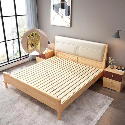 4 Sets Bed Rail Brackets,Heavy Duty Bed Frame Brackets Bed with Screws | Fittings Wooden Bed Frame Connectors - size: 4 Pieces