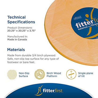 Fitterfirst Professional Balance Board - size: 20"