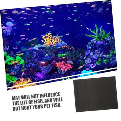 2pcs Nonslip Fish Tank Mat Thickened Aquarium Bottom Pad for Stability and Protection Thick for Fish Keepers and Aquarium Setup