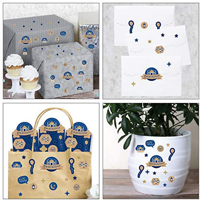 Big Dot of Happiness Ramadan - Eid Mubarak Party Favor Kids Stickers - 16 Sheets - 256 Stickers