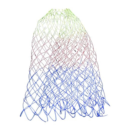 Folding Nylon Landing Dip Net Replacement Fishing Landing Meshs Net for Freshwaters Saltwater Fishing Net Easy to Use - size: 60cm