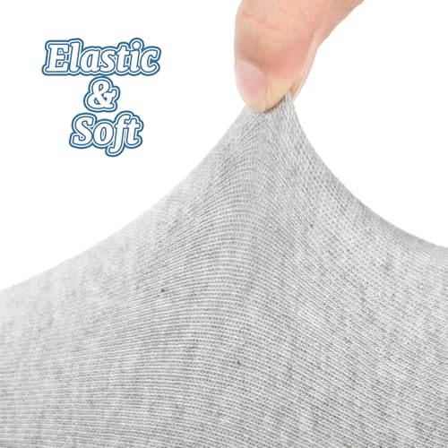 3 Pairs Sun Protection Arm Sleeves 23.6 Inch Long Fingerless Gloves for Women Cotton Arm Wrist Warmer with Thumb Hole - color: Black, Dark Gray, Light Gray