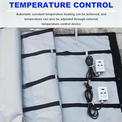 200l/1000l Ibc Barrel Heating Blanket, Intelligent Temperature Control Ibc Barrel Heating Jacket,With Digital Display,Adjustable Temperature,Suitable For Ibc Plastic Tanks,Pipes,110v/220v 1000L - size: 1000L