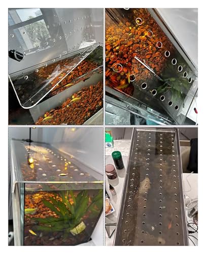 Adjustable Clear Acrylic Fish Tank Lid, Anti-Jump Aquarium Cover for Various Sizes, Cuttable Design, Perfect for Betta and Tropical Fish LxW