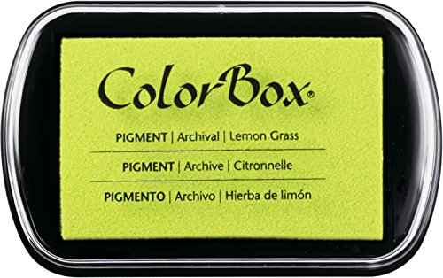 ColorBox Classic Pigment Ink, Pad, Full Size, Lemon Grass - color: Lemon Grass