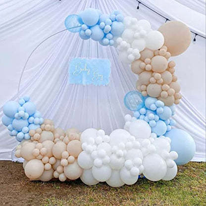 Voircoloria 130pcs White Party Balloons Garland Arch Kit, 18 12 10 5 Inch - color: 03 White, size: 5/10/12/18 inch - 130pcs