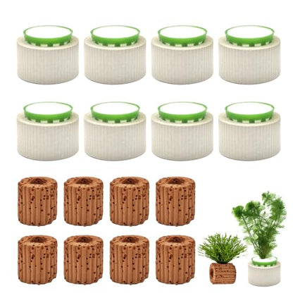 16 Pack Aquarium Plant Weights, Aquatic Plants Fixed Ring Set, Anti-Floating Ceramic Aquarium Plant Rings, Aquarium Landscape Decoration Fish Tank Accessories 1.8 x 1.3 Inch - size: 16PCS