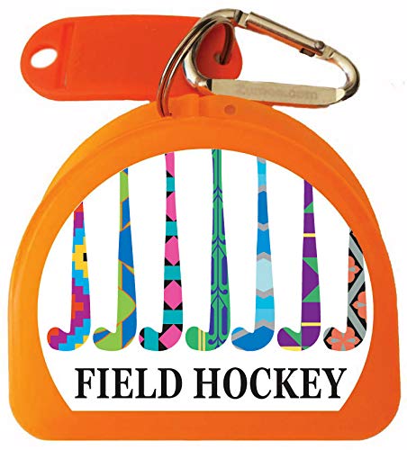 Field Hockey Mouthguard Case - Winning Team - Orange - color: Orange