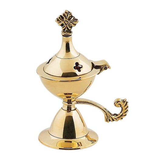 Christian Byzantine Orthodox Greek Censer Incense Burner Liturgy (7707b)