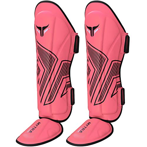 Mytra Fusion Adult Shin Pad, Shin Protector, Shin Guard for Boxing, MMA, Muay Thai, & Martial Arts Training