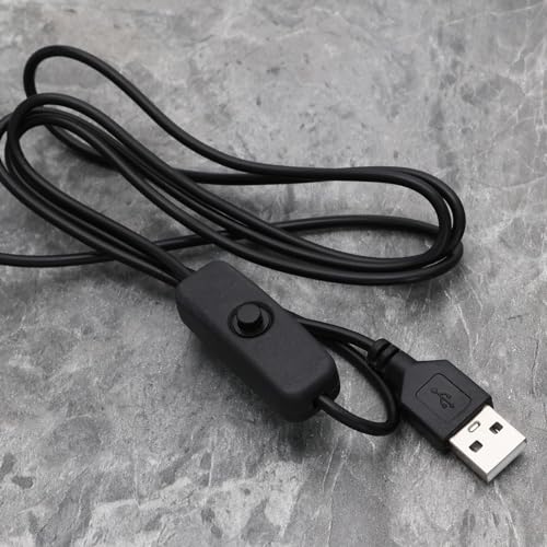 5W Mini Aquarium USB Led Light with Power Switch for Small Fish Shrimp Tank Freshwater Planted Live Plant Grow Fish Tank Clip Light Black