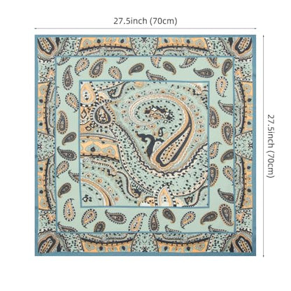RIIQIICHY Women Head Hair Scarf Like Satin Silk Scarf Sleeping Hair Wrapping Night 27.5" - color: C011