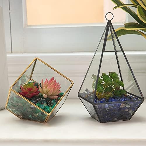 RIFNY Decorative Polished Rocks, 0.3" Gravel Rocks Crushed Crystal for Plant Flower Pots Succulents Cactus Bamboo Plant Vase Filler Aquarium Fish Tank Decorations and DIY Craft (1.5 LB, Green) | for Plant Flower Pots Succulents Cactus Plant Vase Filler Aq