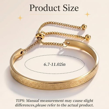 YANCHUN Ayatul Kursi Bracelet Islamic Arabic Jewelry Gifts Arabic Cuff Bracelet Gifts for Women Men Islamic Jewelry Gifts for Him - color: B2