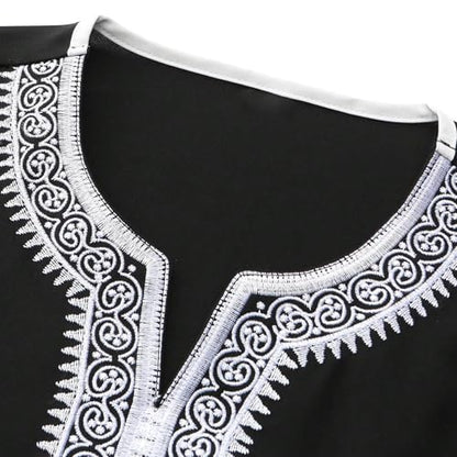 Lmdudan Men Islamic Kaftan Robe - Men's Long Sleeve Dubai Clothes - Men Muslim Robe Eid Muslim Thobe Abaya Robes with Pocket - color: Black, size: XX-Large