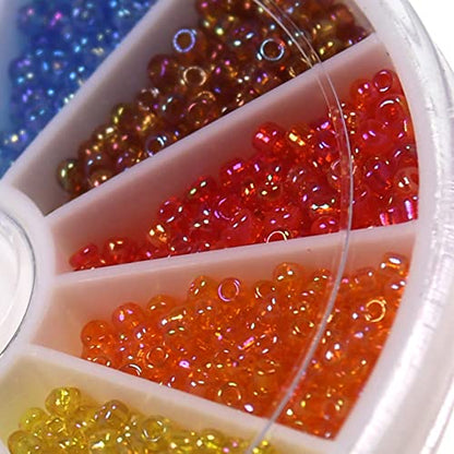 Greatfishing 1000pc Mixed Colors Fly Hook Beads Fly Hook Head Binding Material Color Reflective Head Beads Fly Tying Materials