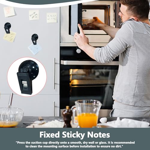 8Pcs Suction Cup Clips, Shower Curtain Clips Windproof Splash Guard, Strong Suction Cups Hooks for Glass Window Fish Tank Aquarium Plant Holder Advertising Home Office (Black) - color: Black