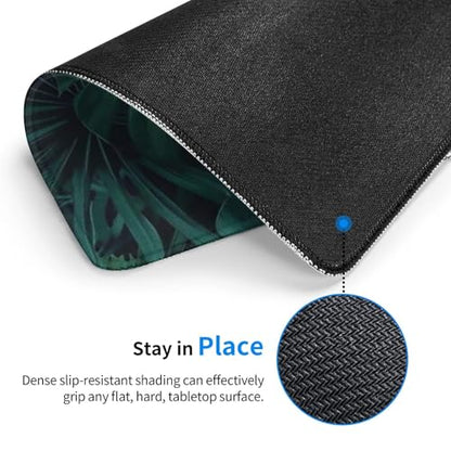Monstera Deliciosa Tropical Plant Summer Mousepad Non-Slip Rubber Base Mouse Pads for Computers Laptop Office Desk Accessories Mouse pad 7.9 x 9.5 in - color: Tropical Leaves