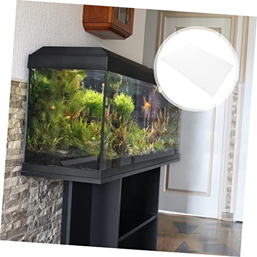 Garneck Thickened Fish Tank Bottom Pad -Skid Aquarium Mat for Leveling and Shock Absorption Fish Tank Accessories - color: White
