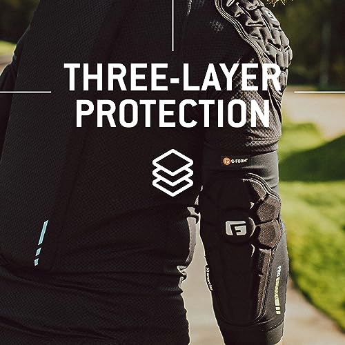 G-Form Pro-Rugged 2 MTB Elbow Guards - Breathable Compression Elbow Sleeves - Elbow Guards for Mountain Biking, Cycling & More - Protective Elbow Pads for Athletes - size: Adult Large