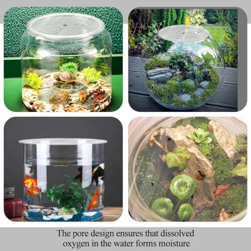 Acrylic Aquarium Anti Jumping Lid Cover 11.8 inch Effectively Prevents Water Splashing Prevent Fish Reptiles from Out of The Tank 1 Piece