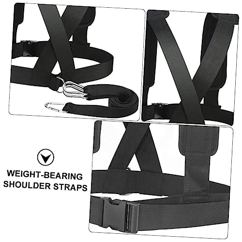 BESTonZON 2Pcs Resistance Training Belt for Running Sled Harness for Strength Improvement Durable Fitness Device for Speed and Outdoor Exercises