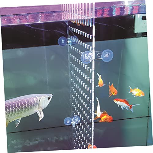 COLLBATH Acrylic Isolation Board for Aquarium Fish Tank Divider Transparent Acrylic Cups Easy to Install for Fish Separation and Filtering