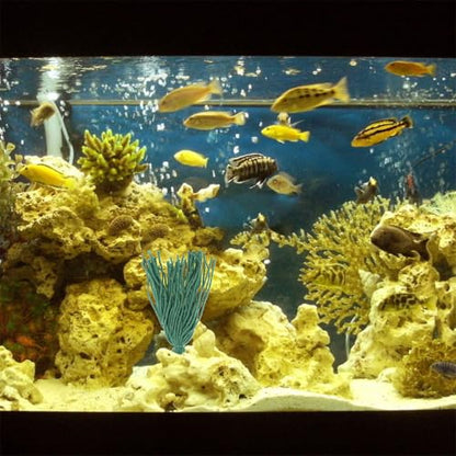 UKCOCO 12pcs Fish Spawning Mops : Aquarium Breeding Mop Floating Fish Tank Accessories - Shrimp Hideout Habitat for Egg Laying