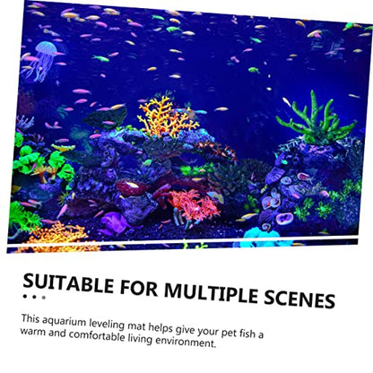 SUPVOX Reptile Terrarium Mat Thickened Non- Fish Tank Bottom Pad Aquarium Accessory for -Term Use Cuttable Suitable for Fish and Reptiles