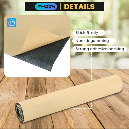 1/8”T X 12”W X 24”L Sponge Neoprene with Adhesive Foam Rubber Sheet | Padding Gaskets,Crafts for Weather proofing or Stripping DIY Gasket or Sealing Material - size: 1/8” Thick X 12” Wide X 24” Long
