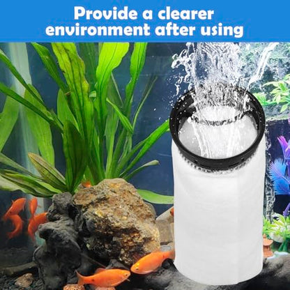 2.75 Inch 225 Micron Filter Sock Compatible with Waterbox Aquarium Models, Compatible with Eshopps Aquarium Models, Compatible with Fiji Cube Aquariums, Aquarium Filter Sock