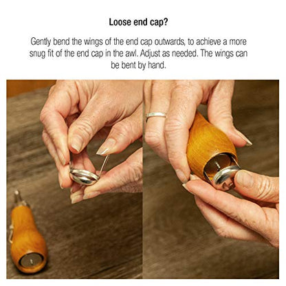 Speedy Stitcher Sewing Awl Kit with 180-yard Tube of Thread, Natural - size: Sewing Awl - Kit with 180-Yard Tube of Thread