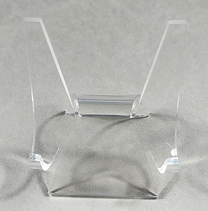 HQRP-Crystal 3" Acrylic Display Stand Pedestal for Crystal Heart / Slice / Slab and other Stones - size: 3"