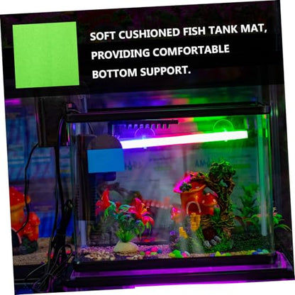 Happyyami Fish Tank Mat Thickened Absorbing Bottom Pad for Aquariums Non- Cushion for Fish Keeping and Leveling