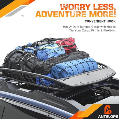 A ANTELOPE 8PK 36" Bungee Cords Premium Heavy Duty Rubber with Hooks (Blue) | Bungee Cords Heavy Duty Outdoor for Outdoor Tent, Luggage Rack, Camping, Cargo, RV, Bicycle, Transportation - style: 36" x 8pcs