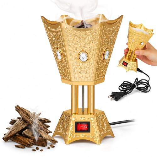 balacoo Electric Bakhoor Incense Burner for Oud Frankincense Resin