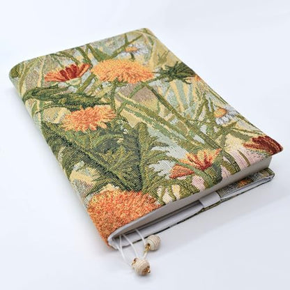 BLBMH A5 Fabric Book Cover for Paperback Journal Notebook- WD Dandelion - color: Wd Dandelion, size: 8.3in