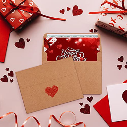 Eupako A4 Brown Photo Envelopes 4x6, 100 Pack Self Seal Envelopes for 4x6 Cards, Photos, Invitations, Wedding, Graduation, Baby Shower, 4.25 x 6.25 Inches - color: Brown, size: A4 (4.25x6.25 Inches)