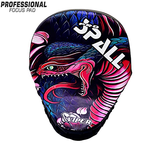 Curved Boxing Pads - Boxing Mitts and Punch Pads, Muay Thai MMA Focus Boxing Mitts Suitable for Boxing, Kickboxing, Karate, and Martial Arts - color: Viper-Multi
