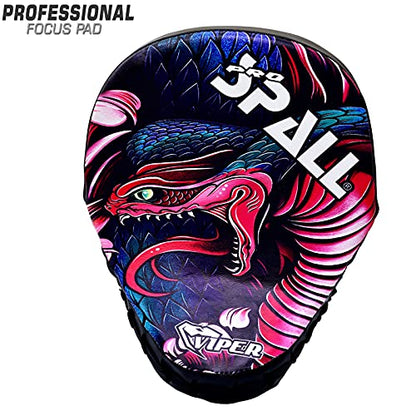 Curved Boxing Pads - Boxing Mitts and Punch Pads, Muay Thai MMA Focus Boxing Mitts Suitable for Boxing, Kickboxing, Karate, and Martial Arts - color: Viper-Multi