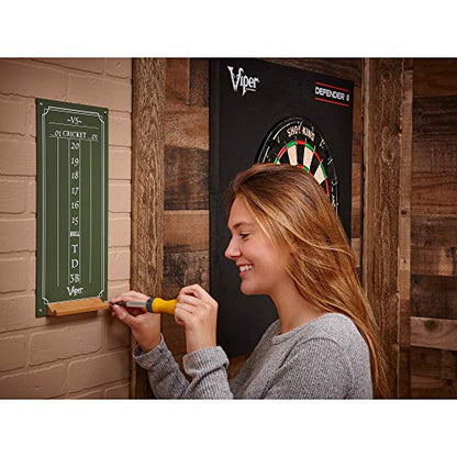 Viper Darts Cricket Chalk Scoreboard - style: Small (15.5" H x 8" W)