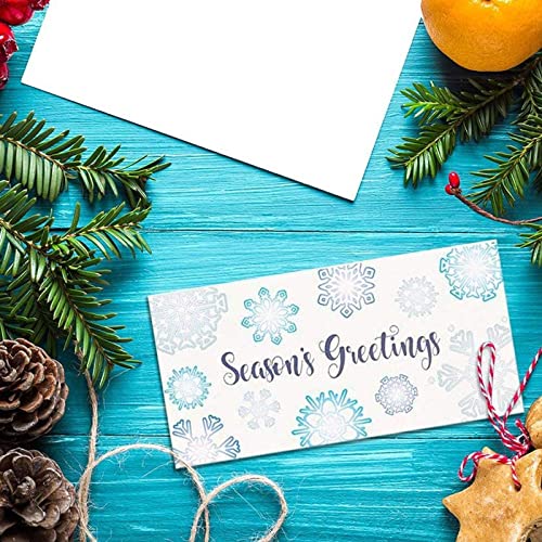 BEST PAPER GREETINGS Money Envelopes for Cash Gifts - 36 Pack, 3.6 x 7.25 Inch, Snowflake Winter Designs - Money Card Holder - style: Snowflake Winter