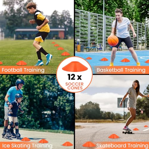 Agility Ladder, Speed Ladder, Agility Ladder Speed Training Equipment, Football Ladder, Footwork Ladder, Training Ladder for Footwork, Foldable Quick Assembly & Non - Tangling & Storage Bag - size: 8 Rungs