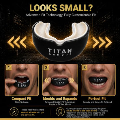 Mouth Guard Boxing, Dual-Layer Boil & Bite Mouthguard, Adult | Premium Dual-Layer | Case Included | Adult & Youth Custom-Fit Mouthpiece | Football, MMA, Hockey, Lacrosse, BJJ, Basketball - color: Black, size: Junior Under 11