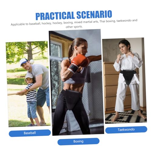 POPETPOP Sports Groin Guard Breathable Crotch Protector Wear Resistant Design for Taekwondo Boxing Karate Portable Training Supply for Adults