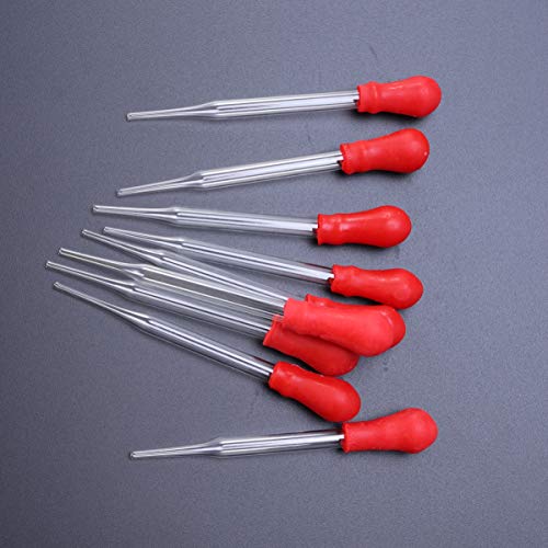 10Pcs Pipette Droppers Silicone Mold Eye Dropper for School and Home Experiments and Easy to Use Liquid Transfer Tools