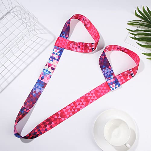 Fitness Exercise Stretch Adjustable Sport Sling Shoulder Yoga Mat Strap Belts Carry Straps Yoga Belt(8)