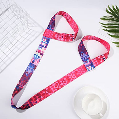 Fitness Exercise Stretch Adjustable Sport Sling Shoulder Yoga Mat Strap Belts Carry Straps Yoga Belt(8)