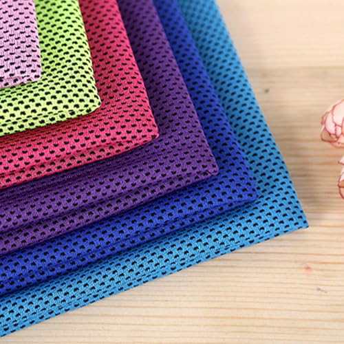 Cooling Sports Towel 30x90cm Instant Cool Gym Towel Sweat Absorbent Cold Feel Microfiber for Workout Yoga Running Hiking Outdoor Travel Light Blue
